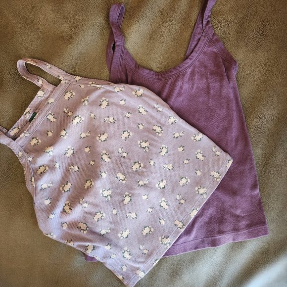 purple tank tops, bundle of 2 - Picture 1 of 6